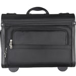 Dermata Valise de pilote Trolley 46 cm Laptopfach schwarz (7056NY-01)