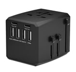 MicroConnect World Travel Adapter  4 USB A