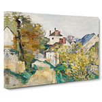 House Of Dr. Gachet By Paul Cezanne Canvas Print for Living Room Bedroom Home Office Décor, Wall Art Picture Ready to Hang, 30 x 20 Inch (76 x 50 cm)