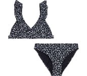 Capri JR bikini Barn BLACK FLOWER AOP 158-164