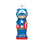 Air Val - 2 en 1 Gel douche & Shampoing Marvel Captain America - 400 ml