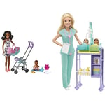 Barbie Skipper Babysitters Inc. Playset with Babysitter Doll Baby Doctor Playset with Blonde Doll