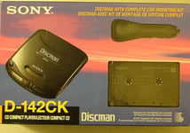 Sony DiscMan Portable CD Player - Mega Bass - Car Kit (D-142CK/HM)