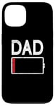 iPhone 13 Tired Dad Weak Phone Battery Empty Daddy Papa Father's Day Case