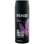 Axe Deodorant Spray Excite 1 X 150ml for Man 48H Fresh 0% Aluminum Salts