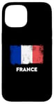 Coque pour iPhone 15 Drapeau France Bleu Blanc Rouge