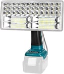 Lampe LED sans fil 4200lm compatible avec batterie au lithium Makita 18V LXT, lampe de travail 40W pour camping, réparation de voiture, éclairage d'urgence et de chantier.[G1147]