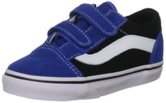 Vans Old Skool V, Baskets mode mixte enfant - Bleu (Nautical Blue/Black), 25 EU (8.5 US)
