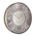 Thomas Kent Florentine Wall Clock Silvern - 21 inch - Silver