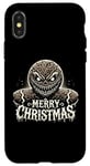 iPhone X/XS Gothic Gingerbread Man Decor Christmas Gothic For Men Women Case