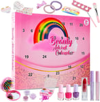 KreativeKraft Girls Beauty Advent Calendar 2024 - Peel Off Nail Polish Makeup