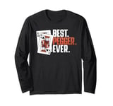 Cribbage Board Game Best Pegger Ever Cribbage Player Long Sleeve T-Shirt