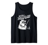 Don't Be A Dumb Bass, Funny Bear Fishing Graphic Tank Top