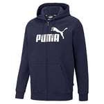 PUMA Ess Big Logo Fz Hood Sweat-Shirt pour Homme, Homme, Maillot de survêtement, 586698-06, Vareuse, S