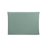 Housse de tête de lit 210x134 cm MADURA - Vert de gris et feston noir - NINO