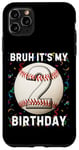 iPhone 11 Pro Max It's My 2nd Birthday Baseball 2 Year Old Boy Girl Case