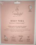 Seoulista Beauty Rosy Toes Instant Pedicure – At Home Foot Mask Treatment X 2 Tx