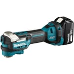 Outil multifonctions sans fil Makita 18V DTM52T1JX2, 1x5,0+chargeur + kit accessoires