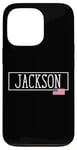 iPhone 13 Pro Jackson City USA Flag State Travel US America Women Men Case