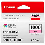 "canon original ink pfi-1000 pm, photo purple, 3755p, 80ml, 0551c001, canon imageprograf pro-1000".