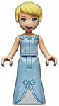 Disney Princess LEGO Minifigure Cinderella Stars Dress Doll Minifig 43192 Rare