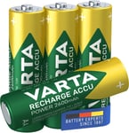 VARTA Rechargeable Ready2Use Pre-Charged AA Mignon Ni-Mh Battery 4-pack, 2,600m