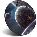 Awesome Fridge Magnet - Abstract Planets Deep Space Art Cool Gift #14114