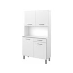 Les Tendances - ready Buffet de cuisine l 101 cm Blanc