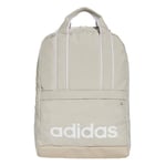 adidas Women's LINEAR ESSENTIALS BACKPACK, Wonder Alumina/White, One Size