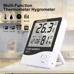 Mini termometer Hygrometer, Lätt att placera och bära, med ett litet stöd, Liten väderstation