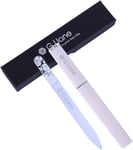 G.Liane Premium Glass Nail File with Case Professional Crystal Fingernail Files 