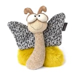 Sigikid BeastsTown Peluche Happy Day pour Enfants et Adultes à Collectionner, Offrir, Jouer, câliner Beige/Jaune/Papillon