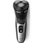 PHILIPS - Rasoir 3 têtes Serie 3000 - autonomie 60 mn - batterie Lithium-ion - noir - S3143.00