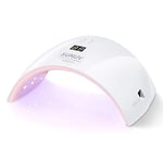 SUNUV Lampe UV Sèche Ongles, Lampe UV LED Séchoirs à Ongles, Lampe Sèche-Ongles Professionnel Automatique, Grand LCD Ecran avec Capteur Automatique à la Maison et au Salon