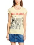 The Beatles Women's Please Me T-Shirt, Yellow, Size 14 (Size:X-Large)