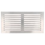 Amig - Grille de ventilation rectangulaire en Aluminium | Grilles d'aération pour sortie d'air | Idéal pour plafond de cuisine et de salle de bain | Dimensions : 150 x 300 mm | Couleur: Argent