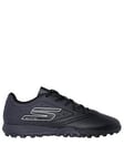 Skechers Junior Razor Astro Turf Football Boots - Black/Silver, Black, Size 3