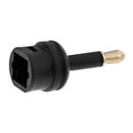 TNB Adaptateur Toslink F / Jack optique 3.5 M - noir