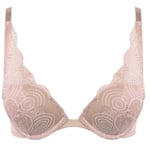 Wonderbra BH Refined Glamour Triangle Push Up Bra Pearl A 70 Dam