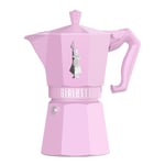 Bialetti - Exclusive moka express 6 kopper 25 cl rosa