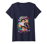 Disney Encanto Mirabel, Isabela And Luisa Have Sister Goals T-Shirt avec Col en V