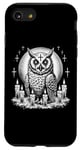 iPhone SE (2020) / 7 / 8 Sacred Satanic Owl with Candles | Dark Ritual Owl Witchcraft Case