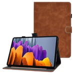 Samsung Galaxy Tab S8 etc. etui med kortspor - Brun