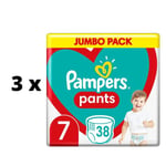 Vaipat PAMPERS Pants Jumbo Pack S7 38 kpl. x 3 kpl. paketti