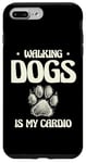 Coque pour iPhone 7 Plus/8 Plus Walking Dogs Is My Cardio Dog Walker Pet Puppy