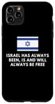 Coque pour iPhone 11 Pro Max Soutien solide pour Israël - Israël gratuit