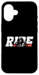 Coque pour iPhone 16 Ride Cool Moto Rider Moto Sport Hommes Femmes Enfants