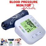 BLOOD PRESSURE MONITOR LARGE CUFF UPPER ARM HHEART RATE BP MACHINE 180 MEMORY UK