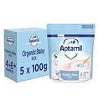 Aptamil Baby Rice Cereal, 4-6+ Months, 100g (Pack of 5)