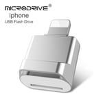 Mini lecteur de carte Flash USB Type-C en métal,pour carte mémoire,adaptateur Micro Mini SD,TF,pour téléphone - Type Lightning Silver #A